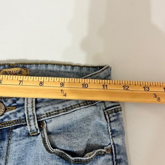 Raw 7 Girls Light Wash Skinny Jeans Blue Size 7 - Picture 6 of 14